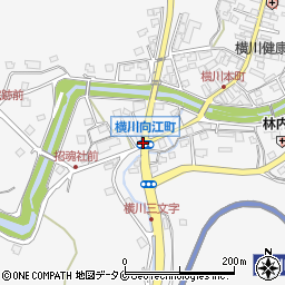 横川向江町周辺の地図