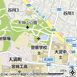 宮崎県宮崎市天満町4周辺の地図