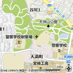 宮崎県宮崎市天満町3周辺の地図