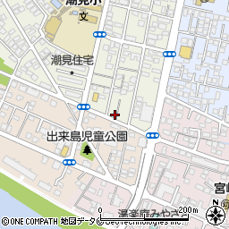 宮崎県宮崎市潮見町187-23周辺の地図