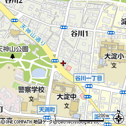 天満宮社務所周辺の地図