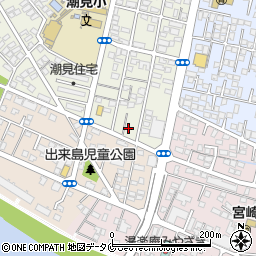 宮崎県宮崎市潮見町187-17周辺の地図