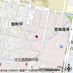 宮崎県宮崎市小戸町周辺の地図