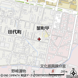 宮崎県宮崎市田代町206周辺の地図