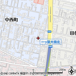 宮崎県宮崎市中西町237周辺の地図