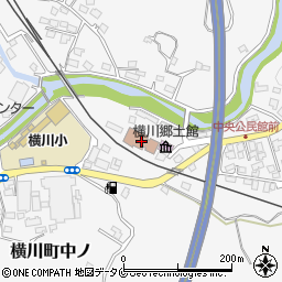 横川公民館周辺の地図