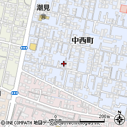 宮崎県宮崎市中西町112-4周辺の地図