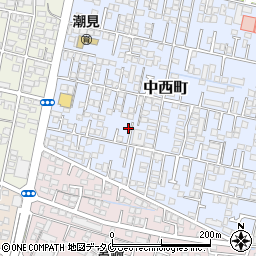 宮崎県宮崎市中西町112-5周辺の地図