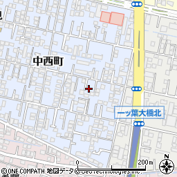 宮崎県宮崎市中西町230周辺の地図