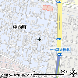 宮崎県宮崎市中西町231周辺の地図