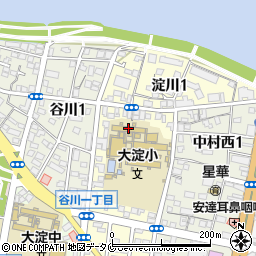 宮崎市立大淀小学校周辺の地図