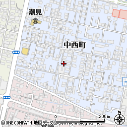 宮崎県宮崎市中西町102-7周辺の地図