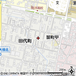 宮崎県宮崎市田代町190-5周辺の地図