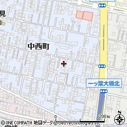 宮崎県宮崎市中西町229周辺の地図