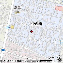 宮崎県宮崎市中西町102-6周辺の地図