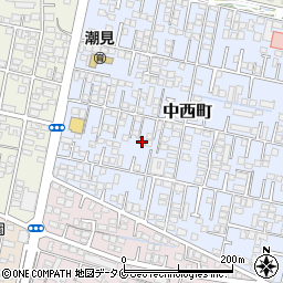 宮崎県宮崎市中西町100周辺の地図