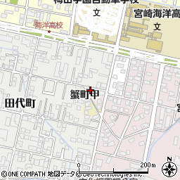 宮崎県宮崎市田代町198周辺の地図