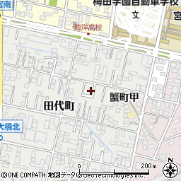 宮崎県宮崎市田代町190周辺の地図