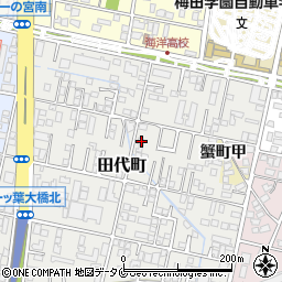 宮崎県宮崎市田代町187周辺の地図