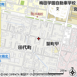 宮崎県宮崎市田代町190-7周辺の地図