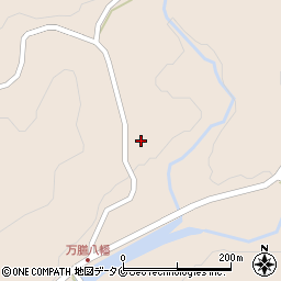 鹿児島県霧島市牧園町万膳824周辺の地図