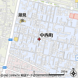 宮崎県宮崎市中西町102-9周辺の地図