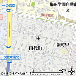 宮崎県宮崎市田代町58周辺の地図