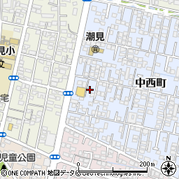 宮崎県宮崎市中西町93周辺の地図