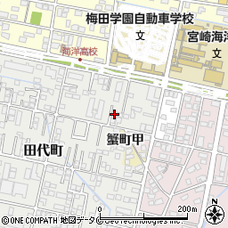 宮崎県宮崎市田代町177周辺の地図