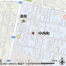 宮崎県宮崎市中西町78-2周辺の地図