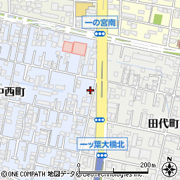 宮崎県宮崎市中西町201周辺の地図