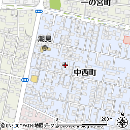 宮崎県宮崎市中西町78-4周辺の地図