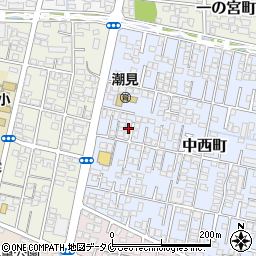 宮崎県宮崎市中西町83周辺の地図