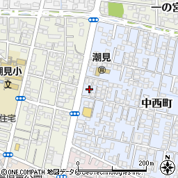 宮崎県宮崎市中西町86周辺の地図