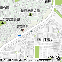 ディアス花山手　弐番館周辺の地図