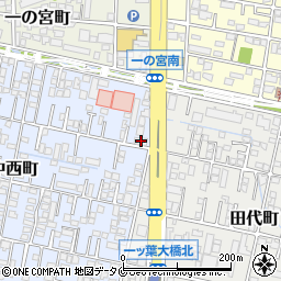 宮崎県宮崎市中西町167周辺の地図