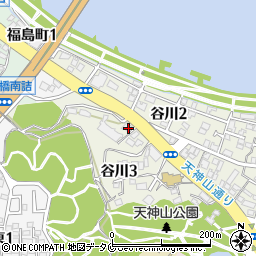 コインランドリーどるふぃん　谷川店周辺の地図