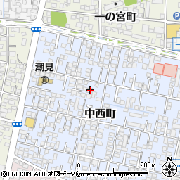 宮崎県宮崎市中西町67周辺の地図