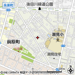 宮崎県宮崎市潮見町74-3周辺の地図