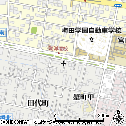 宮崎県宮崎市田代町154-4周辺の地図