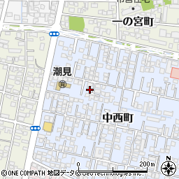 宮崎県宮崎市中西町46周辺の地図