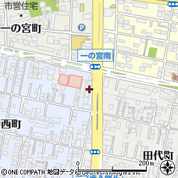 宮崎県宮崎市中西町164周辺の地図