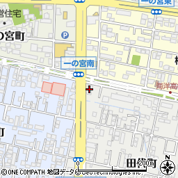 タックス南宮崎周辺の地図