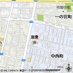 宮崎県宮崎市中西町35周辺の地図