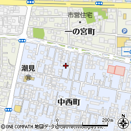 宮崎県宮崎市中西町23周辺の地図
