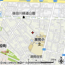 宮崎県宮崎市潮見町周辺の地図