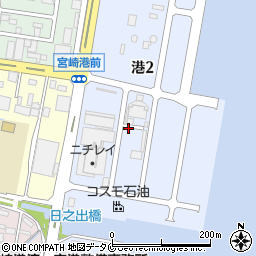 全国共済水産業協同組合　連合会九州事業本部宮崎支店周辺の地図