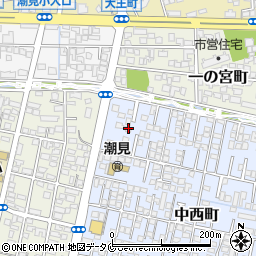 宮崎県宮崎市中西町34周辺の地図