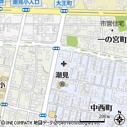 宮崎県宮崎市中西町3-1周辺の地図