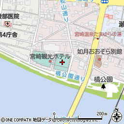 宮崎県内水面漁業協同組合連合会周辺の地図